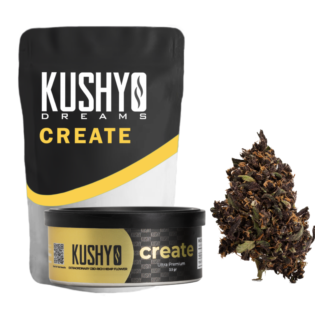 kushy-dreams-create-sativa-hemp-flower-cbd-mylar-bag-and-can