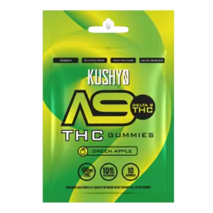 Kushy Dreams Delta 9 THC Gummies Green Apple