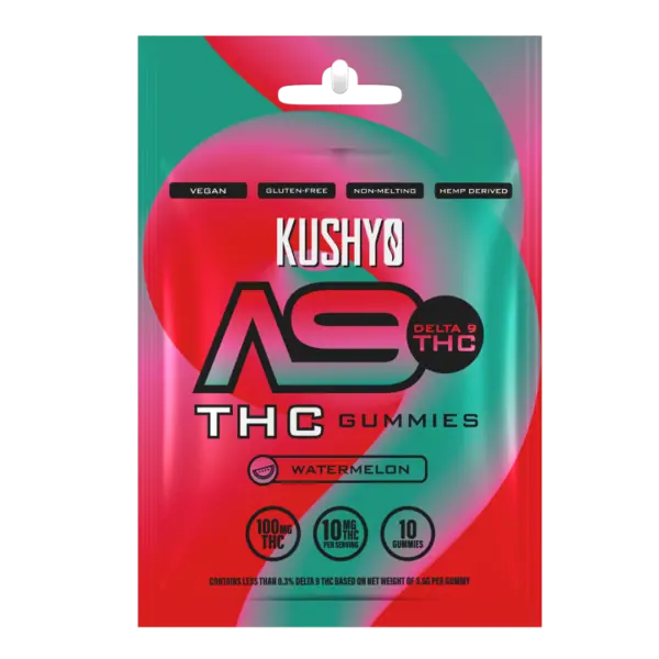 Kushy Dreams Delta 9 THC Gummies Watermelon