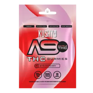 Kushy Dreams Delta 9 THC Gummies Strawberry