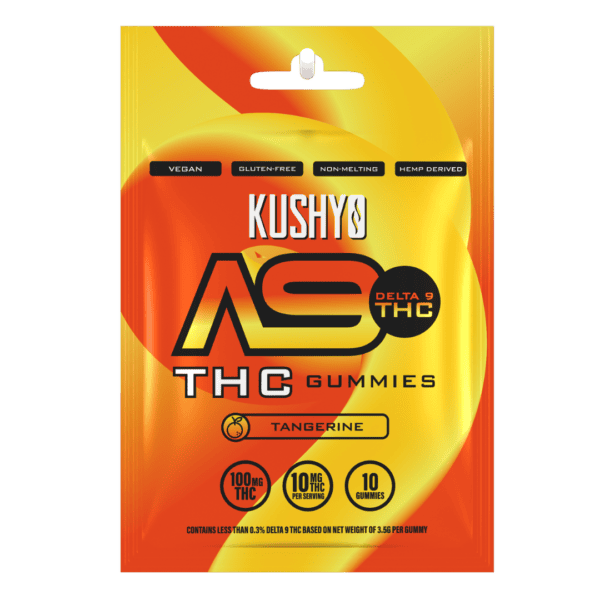 Kushy Dreams Delta 9 THC Gummies Tangerine