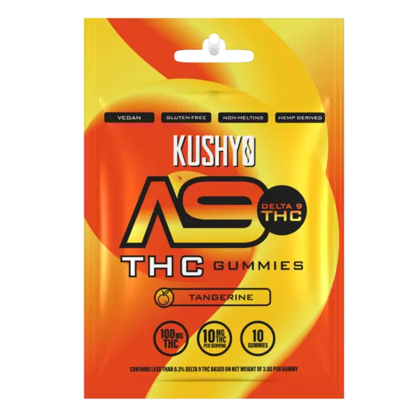 Kushy Dreams Delta 9 THC Gummies Tangerine