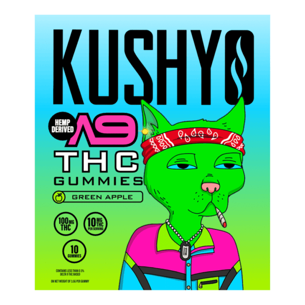 Kushy Dreams D9 Gummies Green Apple