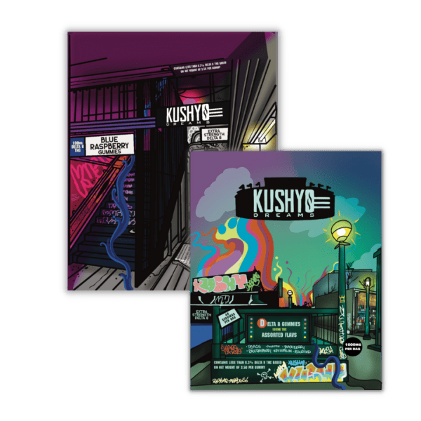 Kushy Dreams Artist Series D8 THC Gummies