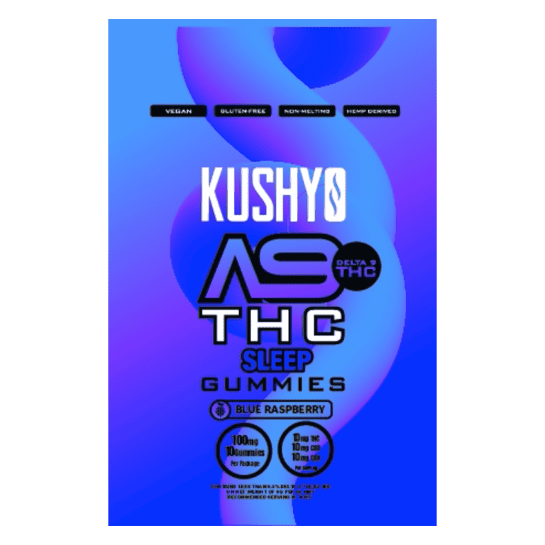 Delta-9 THC Gummies - Blue Raspberry (Sleep Effect) - Kushy Dreams